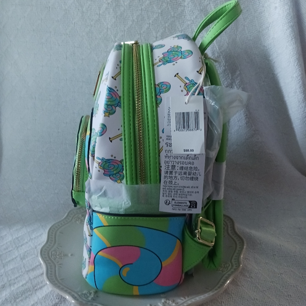 Loungefly × Disney Parks Disney Eats Mickey Mouse Lollipop Mini Backpack - Picture 6 of 14
